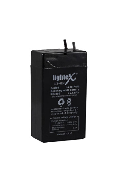 Lightex LT-41N 4V 1Ah Bakımsız Işıldak Aküsü