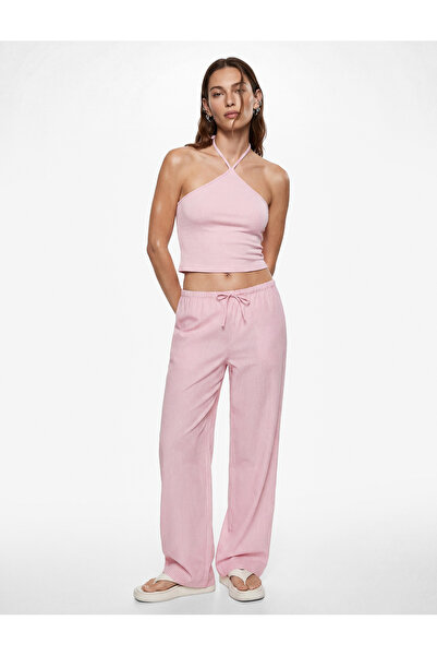 Koton X Sibil Çetinkaya - Top cu guler halter, croială slim fit