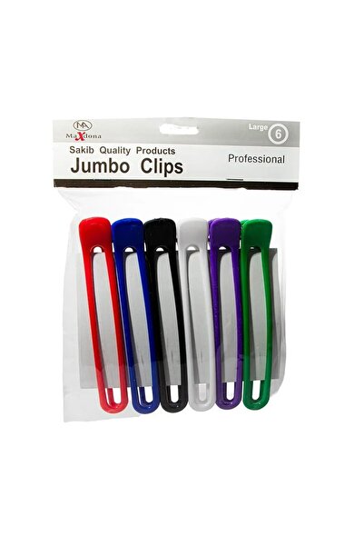 MAXDONA Hair Clips Jumbo Max Donna 6 Pieces