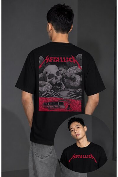 Fuddy Moda Μπλουζάκι Unisex Metallica Salt Lake City με στάμπα στην πλάτη και...