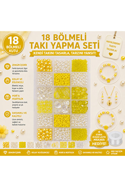 By MO Accessories YENİ SEZON Sarı Boncuklar ve İncilerle Yaz Takıları Tasarla...