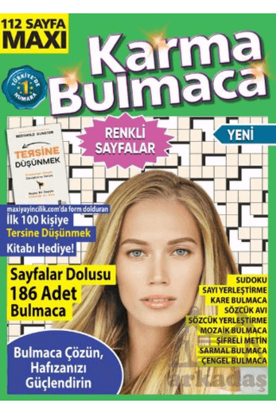 Maxi Yayıncılık Maxi Karma Bulmaca 25