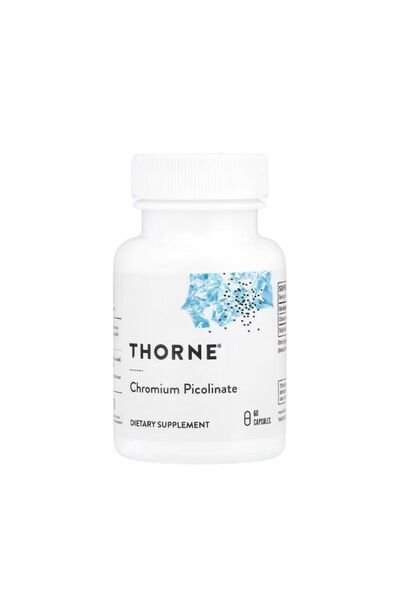 Thorne Picolinat de crom, 500mcg, 60 capsule
