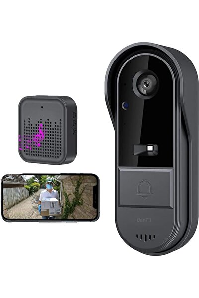 UanTii Tuya Smart Video Doorbell 720P HD Wireless Video Intercom Door Bell Ca...