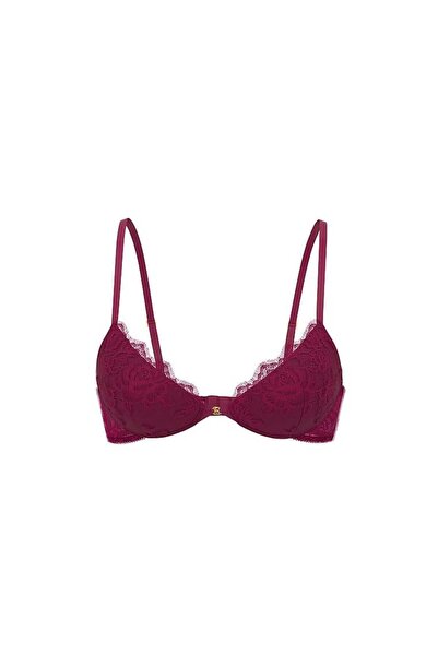 Victoria's Secret Gül Dantelli Push-Up Sütyen