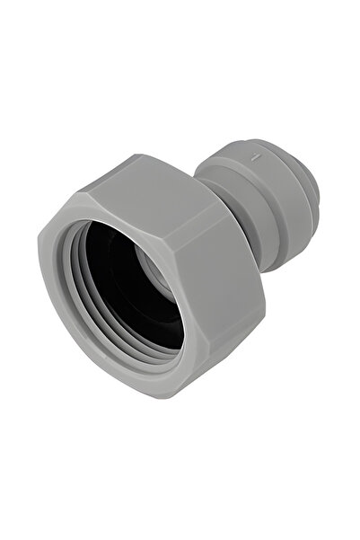 WTS DMfit Racord rapid drept gri, furtun de 1/4 inch x filet interior de 3/4 ...