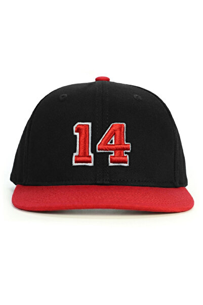 PataCute Number 14 Embossed Snapback Hat