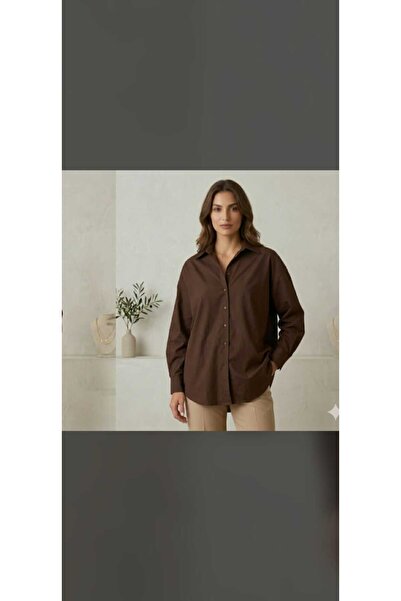 NİDİBAY Oversize Standard Long Sleeve Basic Shirt