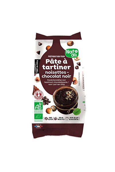 Natali Mix pentru crema tartinabila alune si ciocolata neagra bio 170g Nat-ali