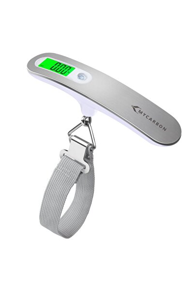 MYCARBON Cântar digital analogic pentru bagaje, valize și pescuit 50KG – Argi...