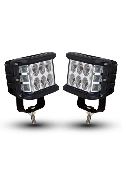 OEM LED Cube Work Lights 4in 60W 6000K 12/24V IP67 2-pack – White