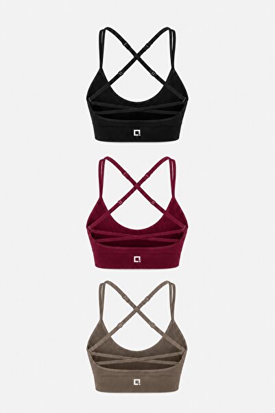 HARSFIT 3-Pack Griba Seamless Sports Bustier Pack