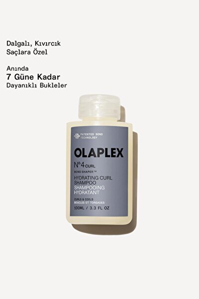 Olaplex No.4 Curl Bond Shaper Shampoo - Dalgalı, Kıvırcık Saçlar İçin Bukle B...