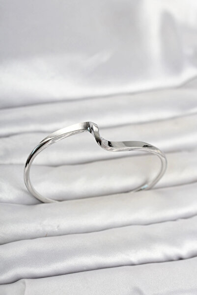 SORA GROUP Silver Color Brass Zigzag Model Women's Bracelet
