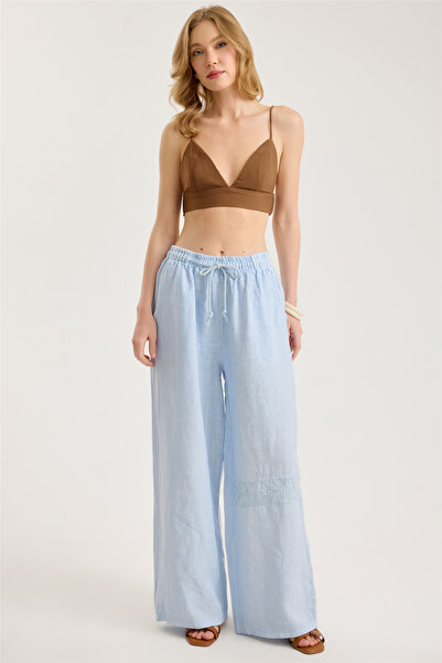 HomeStore Keten Bel Pantolon