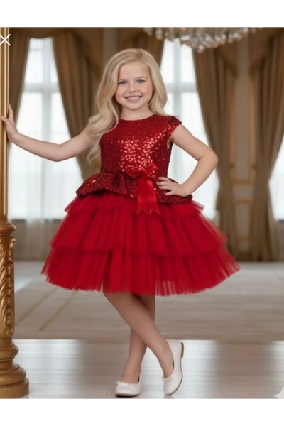 gnygiyim Girls' Sequined Princess Ball Gown – Stylish Kids' Special Occasion ...