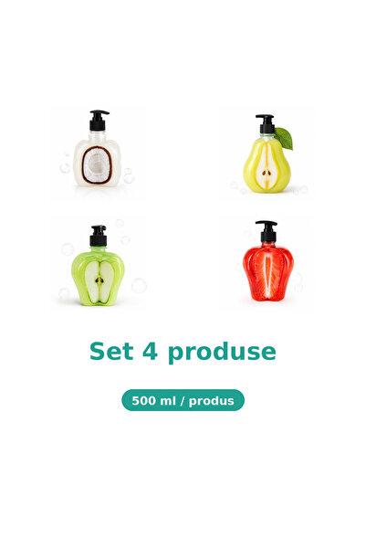 Tasty Set 4 Produse Tasty, Mix Cocos, Pere, Mar Extract, Capsuni