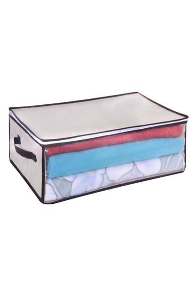 OEM Husă depozitare haine și plăpumi, 50x35x20 cm, cu fermoar rezistent
