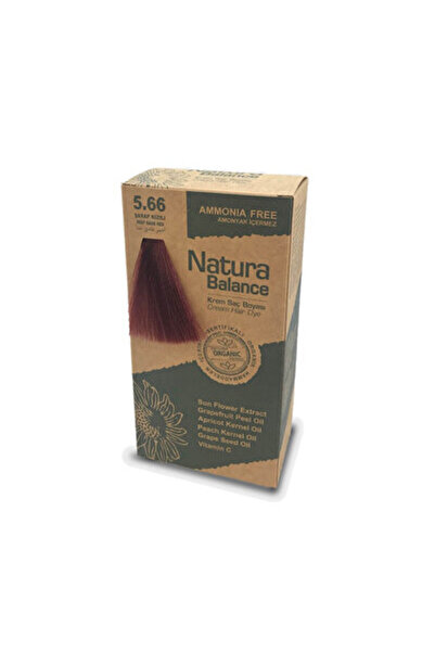NATURABALANCE Krem Saç Boyası Şarap Kızılı 5.66 1 adet
