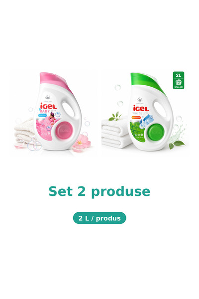 Igel Set 2 Produse Igel, Mix Baby, White