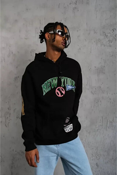 Beruflic Men's Printed Hooded Sweatshirt