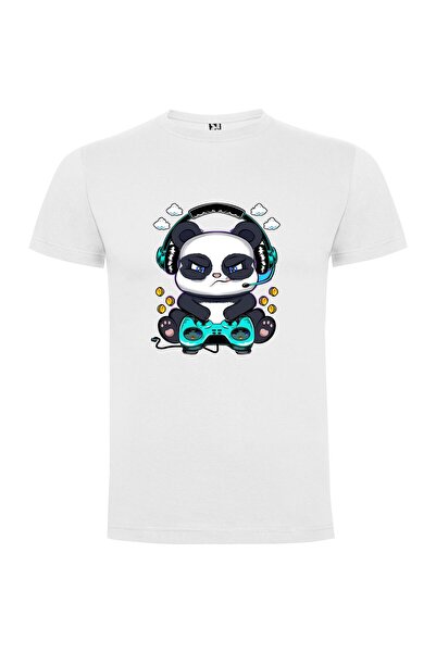 iLovePrints Pandamonium Gamer Panda Tshirt