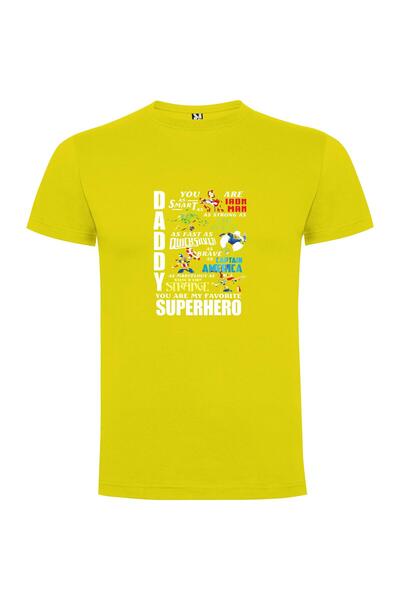 iLovePrints Daddy's Marvelous Heroes Tshirt