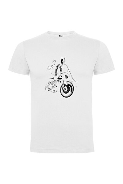 iLovePrints Retro Dark Knight Biker Tshirt