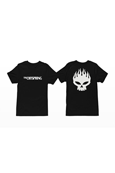 iLovePrints The Offspring Logo Skull Black T-Shirt