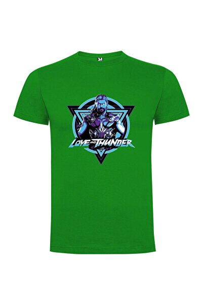 iLovePrints Love & Thunder: Stanced or Marvel's Thunder God Tshirt