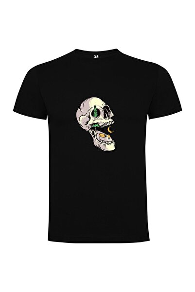 iLovePrints Skull & Smoke Symphony Tshirt