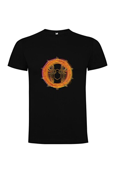 iLovePrints Webbed Marvel Noir Tshirt