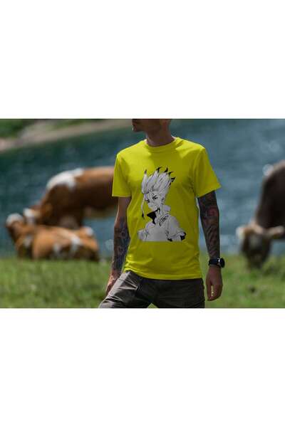 iLovePrints Anime Character with Einstein's Formula Tshirt