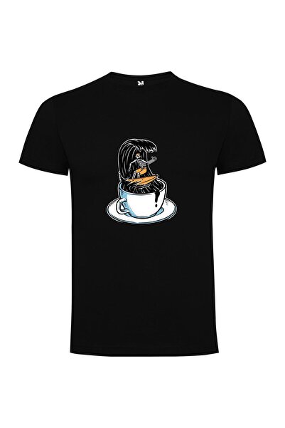 iLovePrints Coffee and Corpse Surfing Tshirt