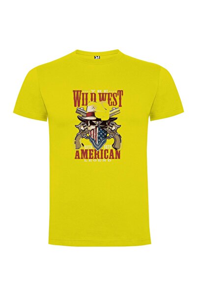 iLovePrints Skull Gunslinger Cowboy Tshirt