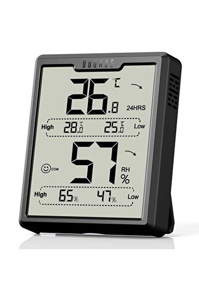 DOQAUS Digital Room Indoor Thermometers, Large Display Humidity Meter, Hygrom...
