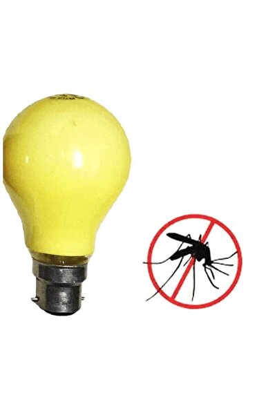 Leuci Εντομοαπωθητική Λάμπα Πυρακτώσεως, 60W, για Ντουί B22 (μπαγιονέτ), Κίτρ...