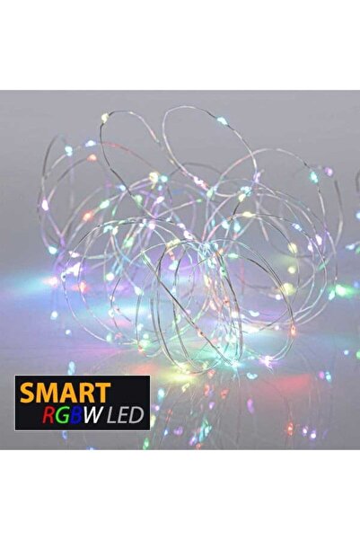 Generic 100 λαμπάκια LED σε σειρά, 10 m, ασημί καλώδιο χαλκού (Copper), με πρ...
