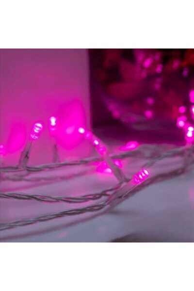 Generic 20 λαμπάκια LED σε σειρά μπαταρίας, 2 m, διάφανο καλώδιο, σταθερή, χρ...