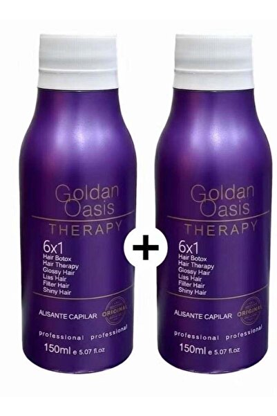 GOLDEN OASIS ثيرابي ليس بروتين البرازيلي 6 في1 150 مل×2