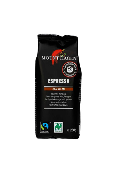Mount Hagen Cafea măcinată Arabica 100 % Espresso Fair Trade Bio 250 g