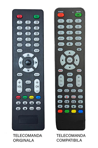 vidsel Telecomanda inlocuitoare compatibila TV DenisNetwork 5.0 (672-2)