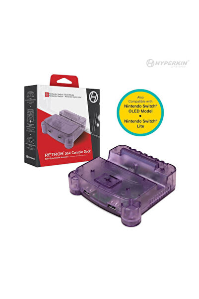 Hyperkin Retron S64 Βάση Κονσόλας Switch Μωβ Nintendo Switch
