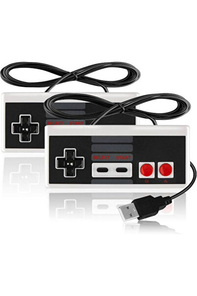 OEM Nes Ενσύρματο Χειριστήριο για PC Γκρι
