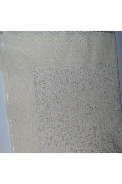 ERKSOLHOME LACE LÜX PVC KAPLAMALI DANTEL KENARLI MASA ÖRTÜSÜ
