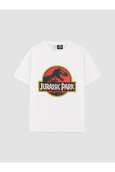 LC Waikiki Esvab • Modern & Distinctive Zero Roba Collar Jurassic Park Printe...