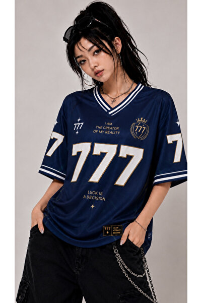 DEEFWEAR 777 Manifest Jersey Oversize Unisex Forma Tişört