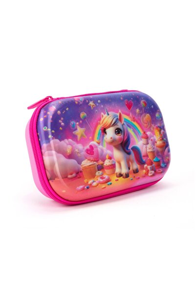 Zipit Penar cu fermoar Lenticular Top Storage Box - Unicorn PinkCloud