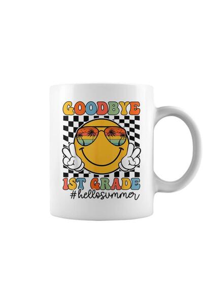 NASAQ Goodbye 1St Grade Hello Summer 2025 First Grade Graduation Coffee Mug