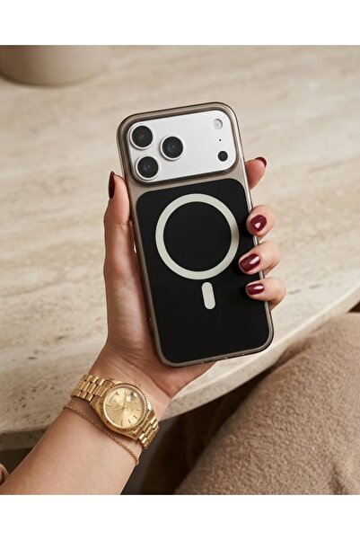 KILIF HOUSE Iphone 17 Pro Max Uyumlu Buzlu Mat Yüzeyli Sert Mika Sararmaz Mag...